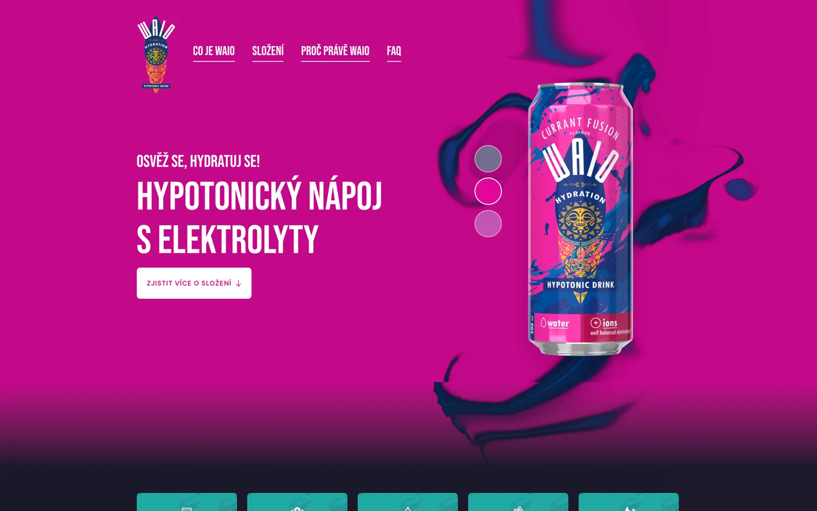 Screenshot webu Waio.cz